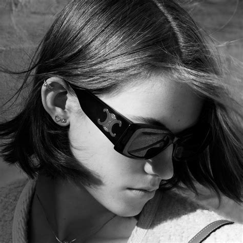 celine triomphe sunglasses france|TRIOMPHE XL 01 SUNGLASSES IN ACETATE .